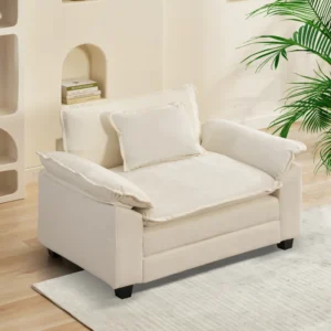 53" Comfy Cloud Couch Deep Seat Sofa Chair